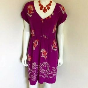 Anthropologie Moulinette Soeurs Fuscia Silk 0